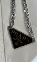 Designer inspired Prada necklace