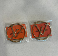LV gold hoops