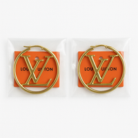LV gold hoops