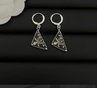 Designer inspired Prada earrings