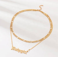 Gold “Baby Girl” Necklace