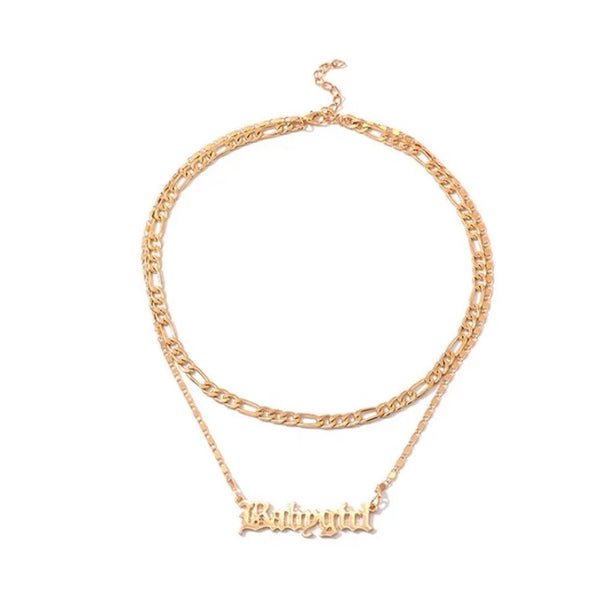 Gold “Baby Girl” Necklace