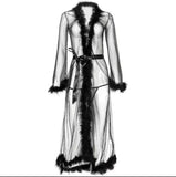 Black Fur Robe