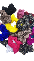 Designer inspired hair scrunchie set