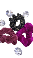 Designer inspired hair scrunchie set