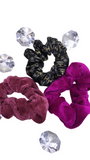 Designer inspired hair scrunchie set